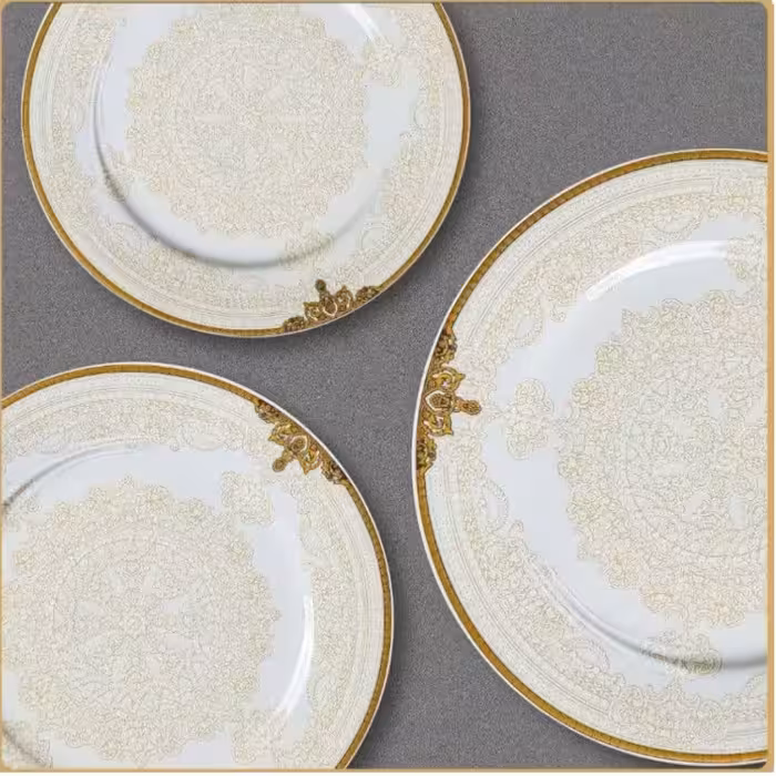 بشقاب خورش خوری پارس چینی کد 2816 مجموعه 6 عددی