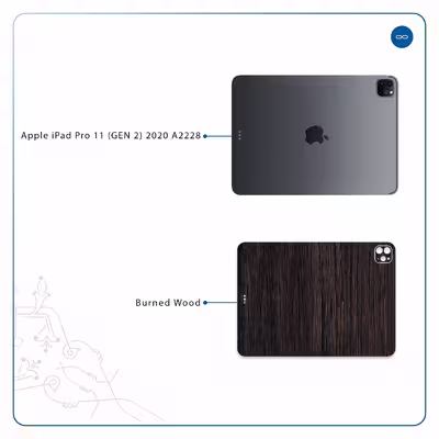 برچسب پوششی ماهوت مدل Burned Wood مناسب برای تبلت اپل iPad Pro 11 (GEN 2) 2020 A2228