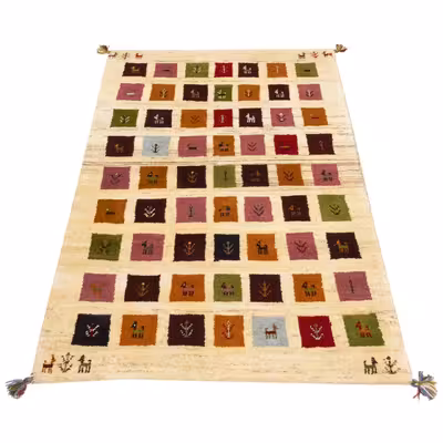 گبه دستباف ذرع و نیم سی پرشیا کد 122242