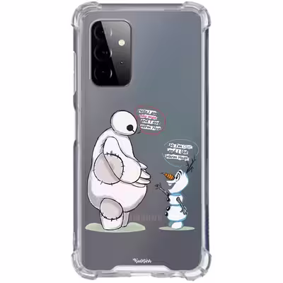 کاور طرح Olaf &amp; Baymax مناسب برای گوشی موبایل سامسونگ Galaxy A72 