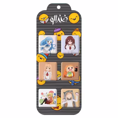 پیکسل خندالو مدل انیمه اوماروچان Umaru Chan کد 1040A مجموعه 6 عددی