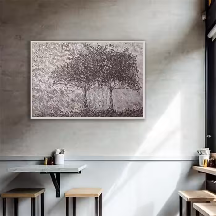 تابلو نقاشی اکرولیک مدل درخت کد S104