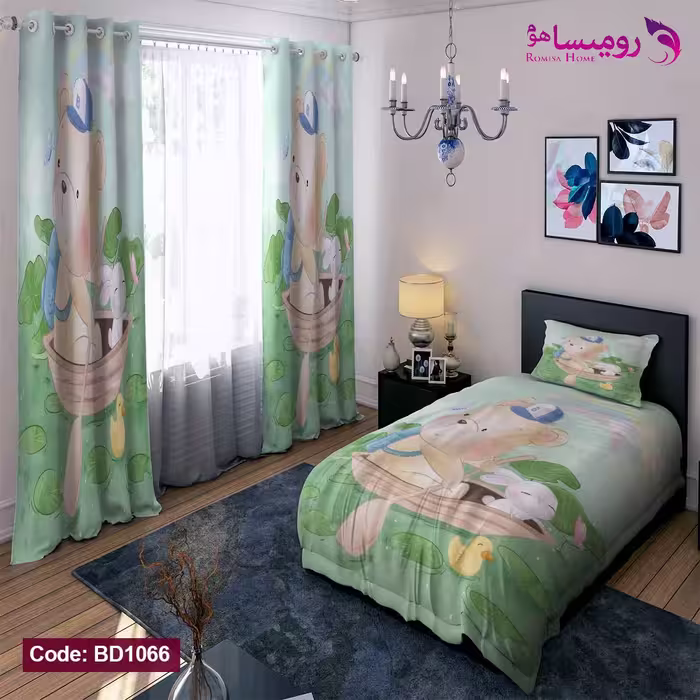 قیمت و خرید روتختی طرح خرسی یک نفره برند دکو کد BD1066