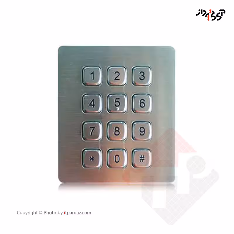 پین پد کیپد متال 12 کلید ماتریسی بدون پورت