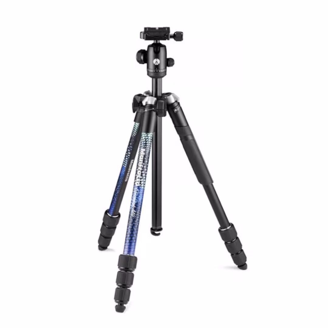 سه پایه عکاسی مانفرتو Manfrotto Element MII Aluminum Tripod with Ball Head (Blue)