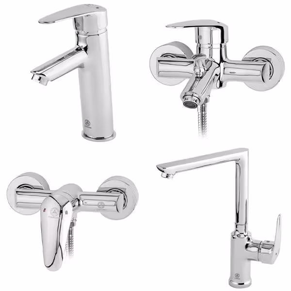 ست شیرآلات قهرمان مدل اطلس