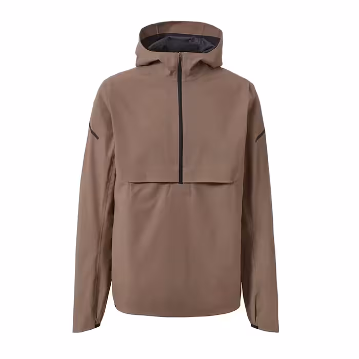 بارانی نیم زیپ قهوه ای یونیسکس چیبو