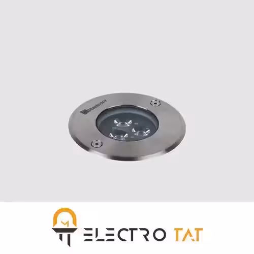 چراغ دفنی مازی نور مدل اينترالوكس مشکی 6 وات 550 لومن قطر 12 سانتي متر