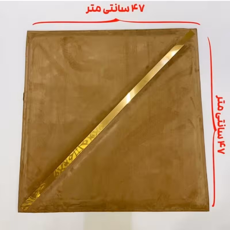دیوارپوش لمسه پشت چسبدار مدل مثلث ابعاد 47در47 cm ضخامت 20میل،16رنگ (پس کرایه)