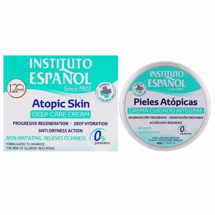 کرم مرطوب کننده و مغذی اسپانول ATOPIC SKIN مدل DEEP CARE حجم 400 میل