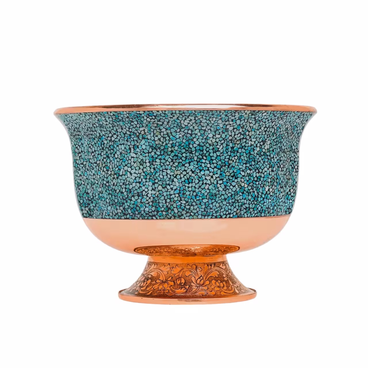 کاسه لاله فیروزه کوبی مدل F074