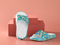 دمپایی ساحلی انگلیش هوم مدل Blue Spring سایز 39