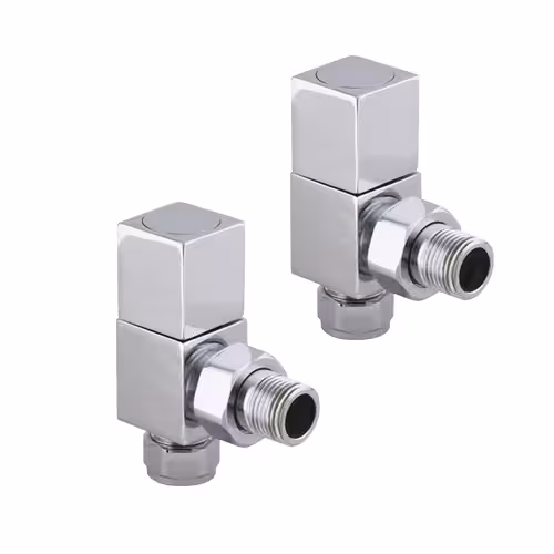 شیر رادیاتور فلت کروم