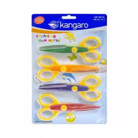 قیچی کانگرو کد KR-53/y4 بسته 4 عددی