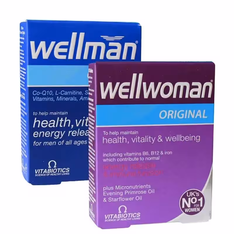 پکیج 2 عددی قرص ول من و ول وومن ویتابیوتیکس