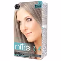 کیت رنگ مو و ابرو نیترو پلاس مدل  A شماره 9.2 – بلوند دودی خیلی روشن