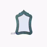 آینه مستطیل فیروزه کوبی کد f033