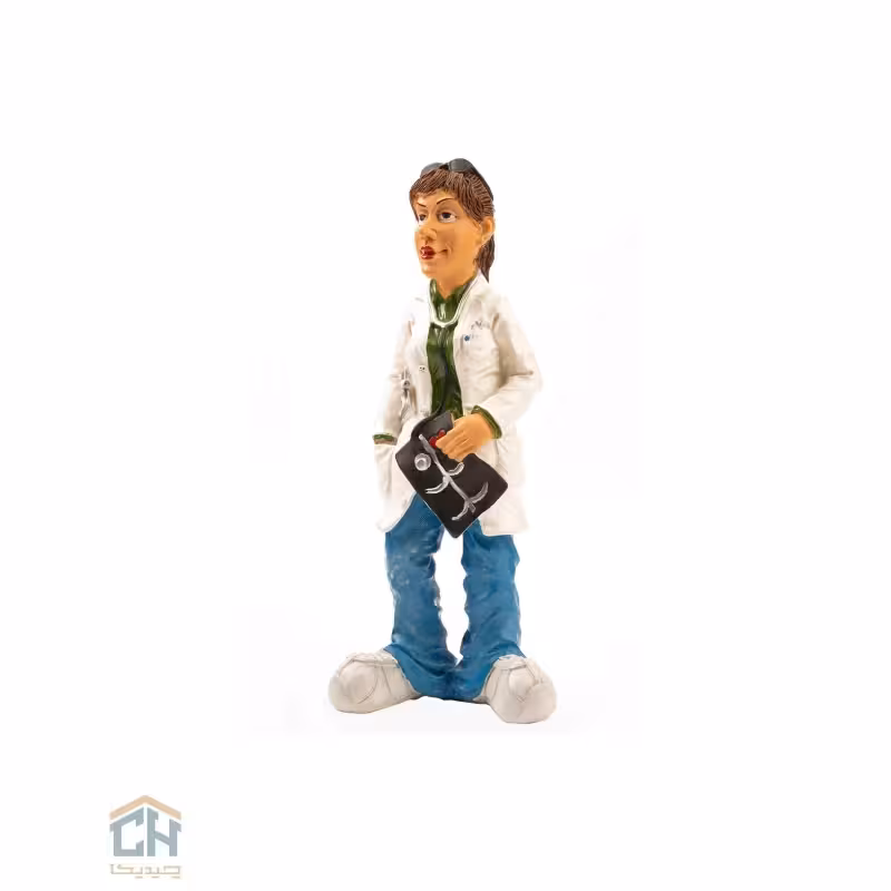 مجسمه پزشک زن گلدکیش طرح کمیک مدل 4860