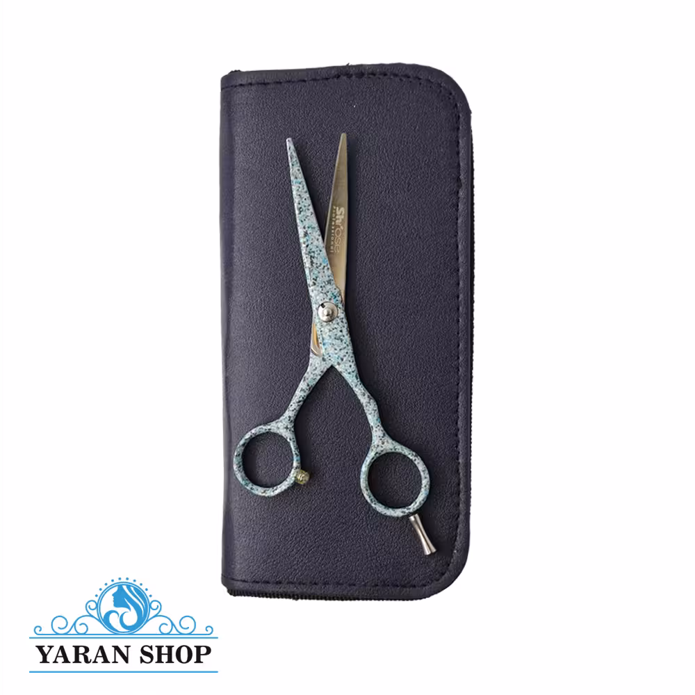 قیچی آرایشگاهی شی رز مدل - 2021 (با کیف محافظ)