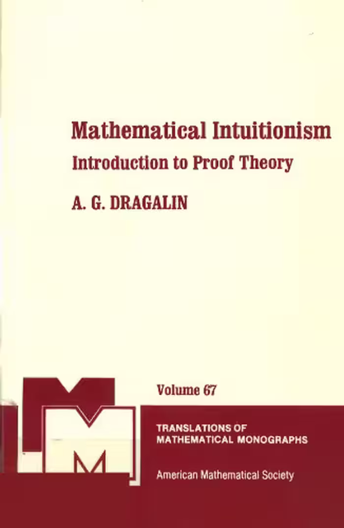 خرید و دانلود نسخه کامل کتاب Mathematical Intuitionism: Introduction to Proof Theory