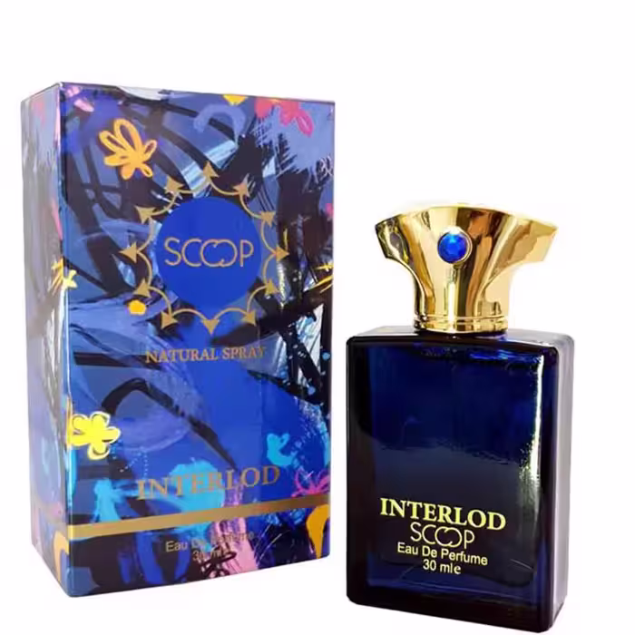 عطر جیبی مردانه اسکوپ مدل Interlod حجم 30 میلی‌لیتر | رایحه تلخ و خاص با ماندگاری بالا