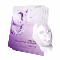 پک 4 عددی ماسک صورت و گردن ضد چروک نامبوزین Numbuzin مدل Sheet Mask NAD  BIO Lifting-sil Full Face Mask