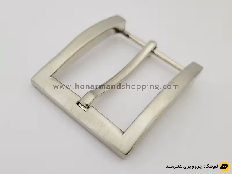 سگک کمربند خارجی زبانه دار  رنگ نیکل سایز 3.5