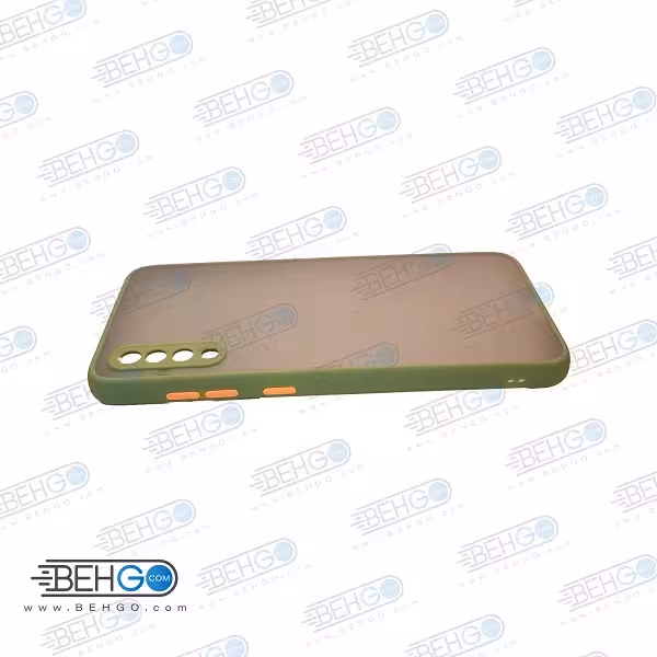 قاب A70 محافظ دور رنگی کاور آ هفتاد پشت مات با برجستگی لنز دوربین سامسونگ Fashion Case Samsung A70/70s