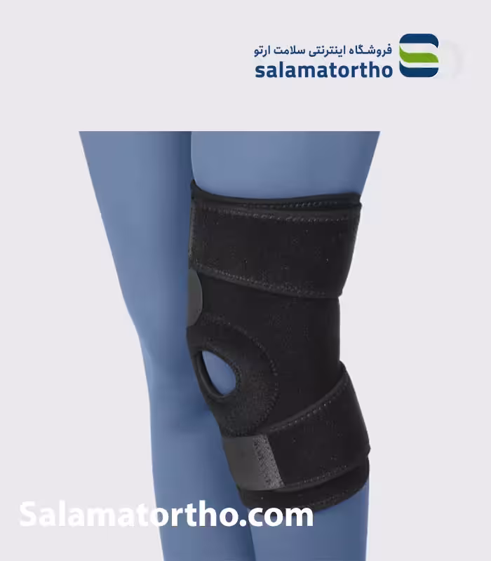 زانوبند تک سایز بلند (نئوپرن) طب و صنعت کد 46200