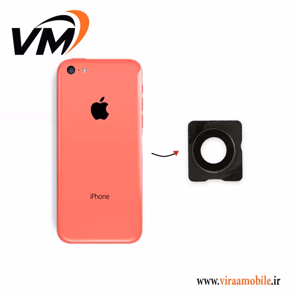 شیشه دوربین اصلی آیفون iPhone 5c