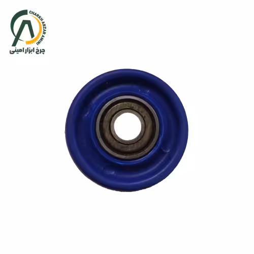 چرخ تک پلی آمید آبی EN قطر 75 میلی متر