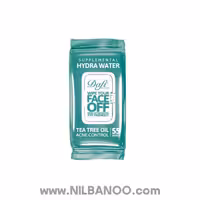 دستمال مرطوب ضد جوش دافی مدل Hydra Water بسته 55 عددی