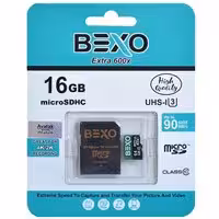 مموری 16 گیگ Bexo C10 U3 90 MB/S 600X Adapter