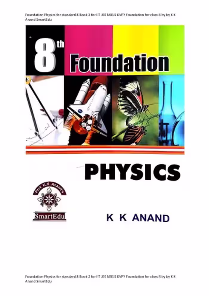 خرید و دانلود نسخه کامل کتاب Foundation Physics for standard 8 Book 2
