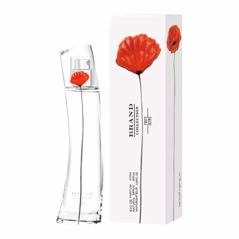 عطر جیبی حجم 25 میل شماره 216 کنزو فلاور برند کالکشن - Brand Collection