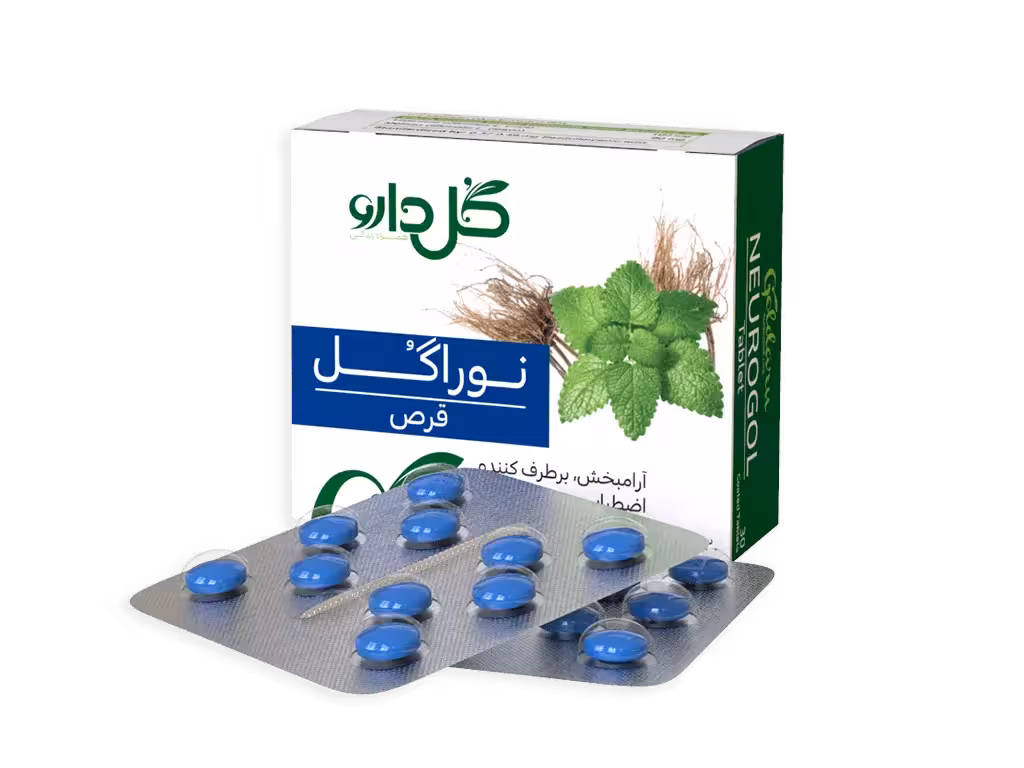 قرص روکش ‎دار نوراگل گل دارو
