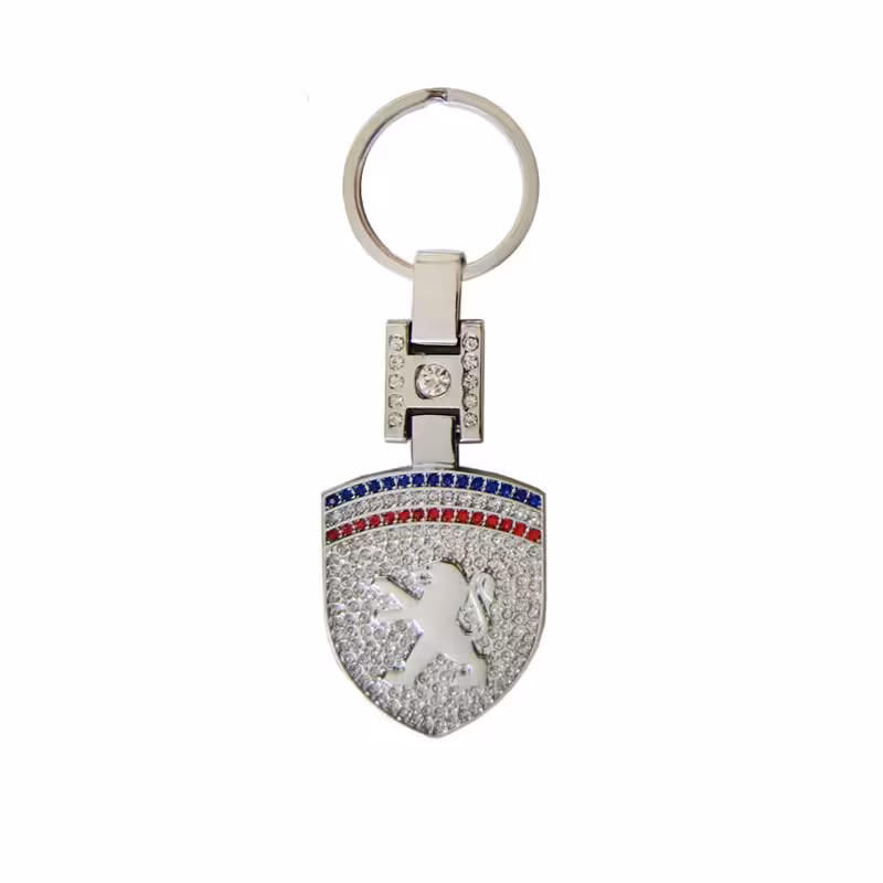 سر کلیدی طرح پژو فرانسه نگین دار کد 2229