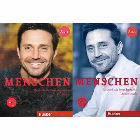 کتاب آلمانی منشن آ دو یک Menschen A2.1 kursbuch und Arbeitsbuch mit CD