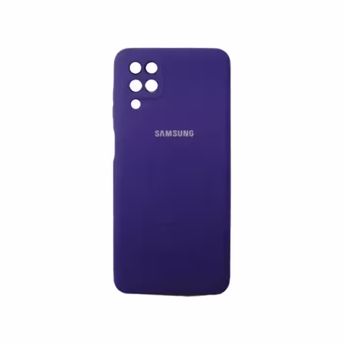 قاب سیلیکونی اورجینال درجه یک Samsung A12 / M12 / F12 ارغوانی