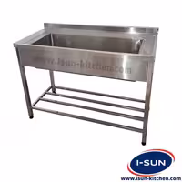 سینک وان با پایه استیل آیسان - فروشگاه آیسان