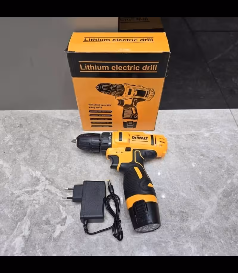دریل شارژی 18 ولت تک باتری طرح دیوالت مدل Dw01