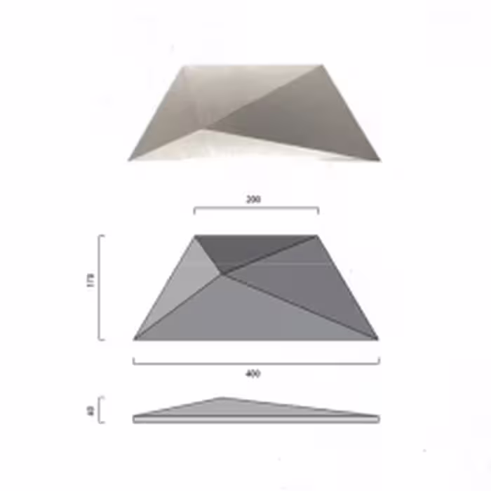 پنل بتنی 40x17x4 مدل NOYA گرید 2