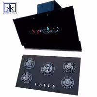 ست هود و اجاق گاز صفحه ای دنپاسر مدل TG21F