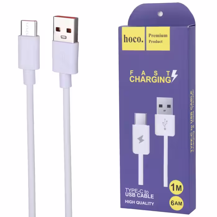کابل تایپ سی فست شارژ Hoco Highcopy طول 1 متر
