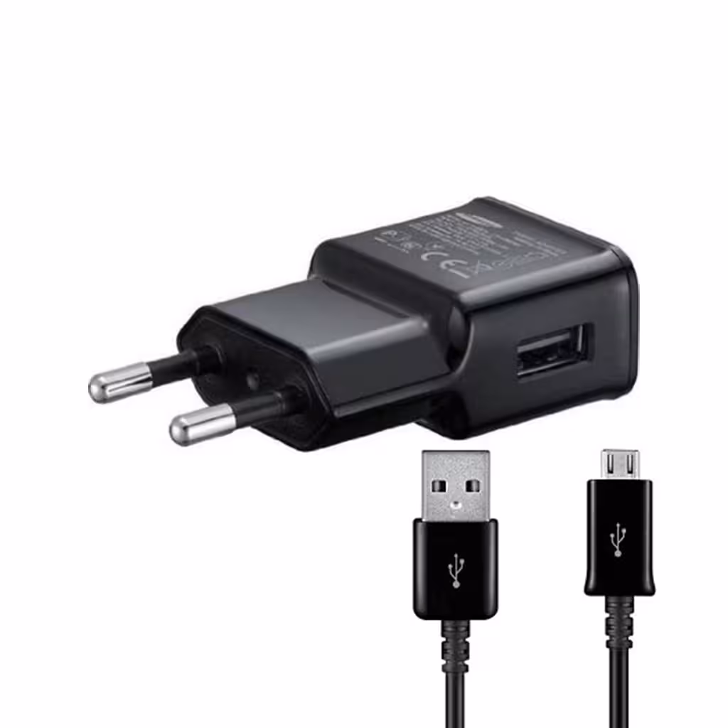 شارژر 10 وات یو اس بی اصلی سامسونگ مدل Samsung ETA-U90EBE 2A با کابل MicroUSB