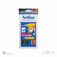 مدادرنگی12رنگ جعبه مقوایی آرت لاین کدECP12-P/IL