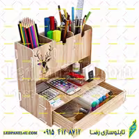 جامدادی استند رومیزی مدل چوبی طرح گوزن کد 406 -تابلو سازی رضا (پس کرایه)