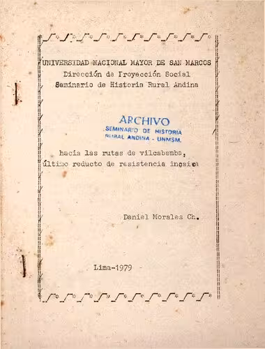 خرید و دانلود نسخه کامل کتاب Hacia las rutas de vilcabamba, último reducto de resistencia incaica