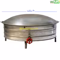 ساج گازی پخت نان سایز بزرگ 60 سانت یا تنور ساجی بزرگ یا اجاق نان پز