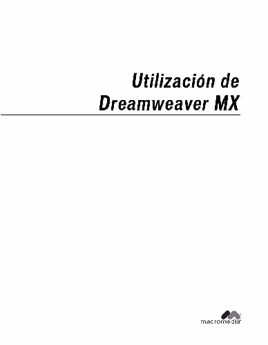 خرید و دانلود نسخه کامل کتاب Utilización de Dreamweaver MX